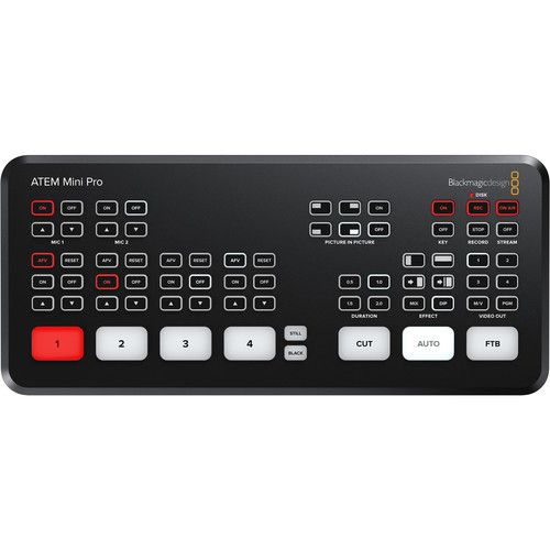 Mesa de Vídeo Switcher BlackMagic ATEM MINI PRO - Loja dos Marios