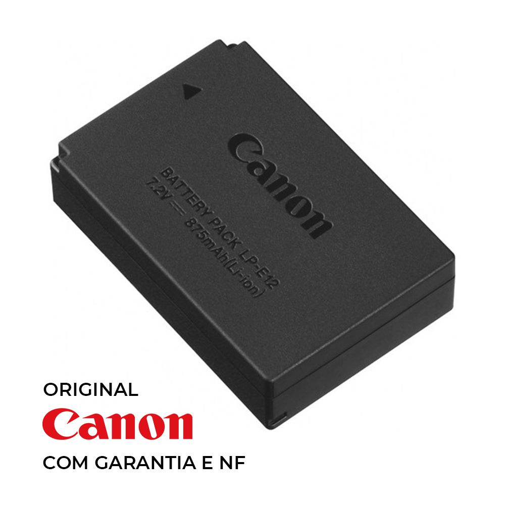 Bateria CANON LP-E12 (Câmeras SL1, M50, M100, M200) - Loja dos Marios