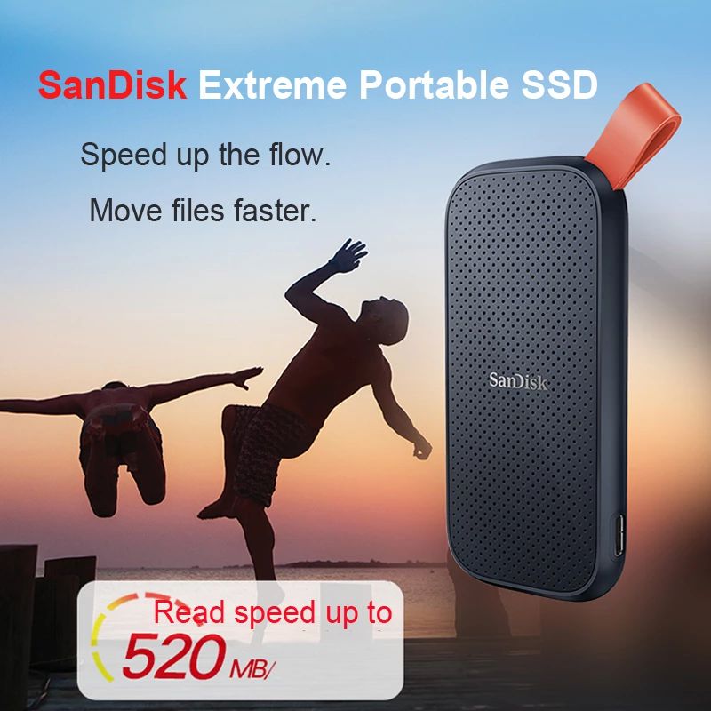 SSD externo SANDISK 1TB E30 (800 MB/s) - Loja dos Marios