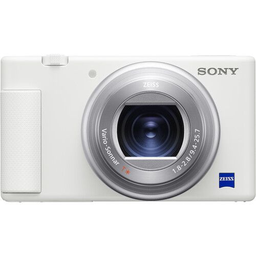SONY ZV-1 コンパクトデジタルカメラ ホワイト Câmera SONY ZV-1 (WHITE) - Loja dos Marios - Equipamentos de Foto