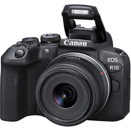 Câmera CANON EOS R10 + lente RF-S 18-45mm STM - Loja dos Marios