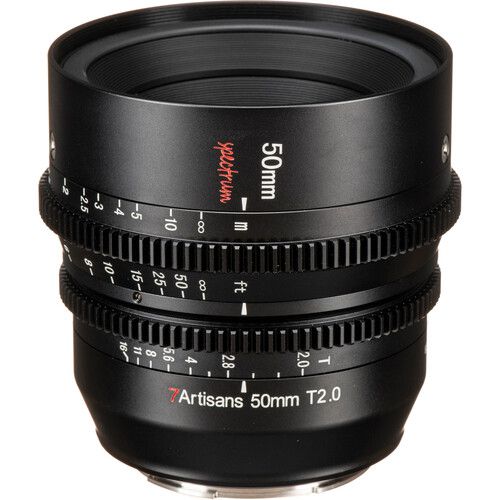 Lente 7artisans Spectrum Cine 50mm T2.0 (Nikon Z mount) - Loja dos