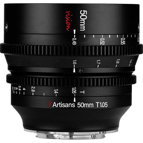 希少美品7Artisans 50mm f1.05 canon RF マウント Lente 7artisans Vision Cine 50mm T1.05 (Canon RF mount) - Loja dos