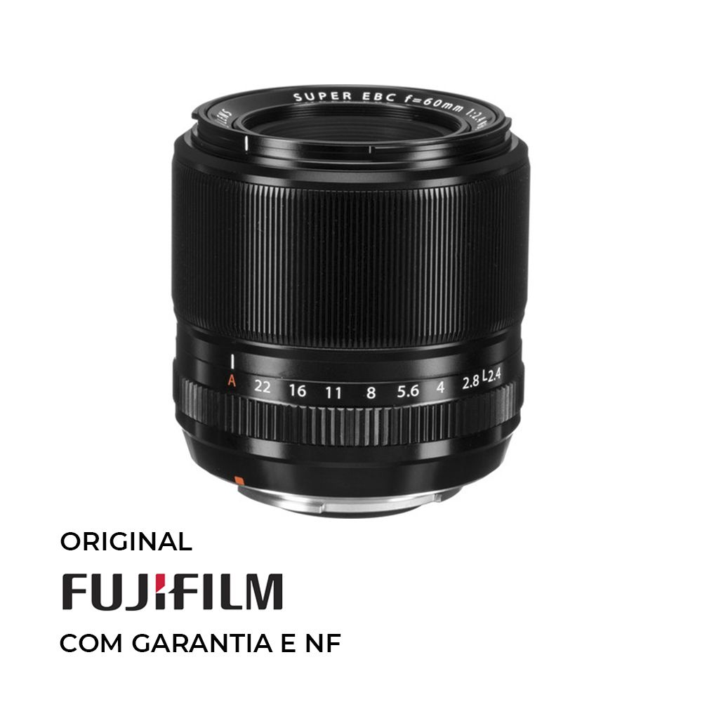 Lente FUJIFILM XF 60mm f/2.4 R Macro - Loja dos Marios