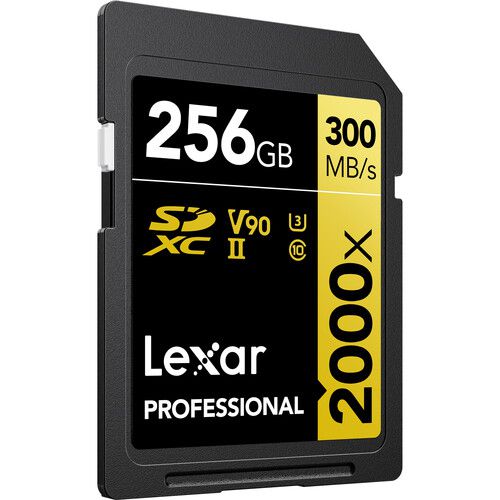 Cartão de Memória SDXC LEXAR 2000x 256 GB V90 UHS-II (300MB/s) - Loja dos  Marios