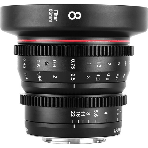 Lente MEIKE Cine 8mm T2.9 (MFT Micro 4/3 mount) - Loja dos