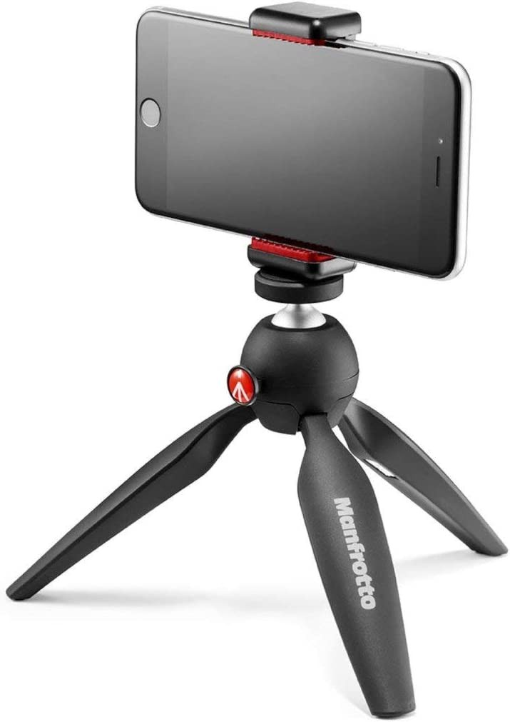 Mini tripé de mesa Manfrotto preto MKPIXICLAMP-BK - Loja dos