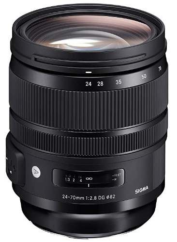 Lente SIGMA 24-70mm f/2.8 DG OS HSM ART para Nikon - Loja dos