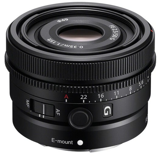 Lente SONY FE 50mm f/2.5 G - Loja dos Marios - Equipamentos de