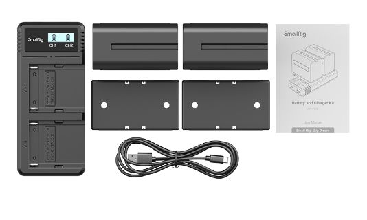 SmallRig 3823 NP-F970 Battery and Charger Kit