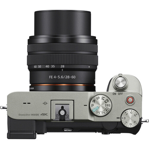 Câmera SONY A7C (Silver) + Lente 28-60mm - Loja dos Marios