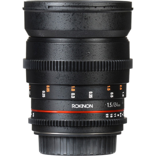 Lente ROKINON 24mm T1.5 Cine DS para Canon EF Mount - Loja dos