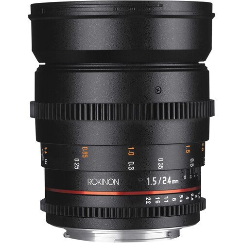Lente ROKINON 24mm T1.5 Cine DS para Canon EF Mount - Loja dos