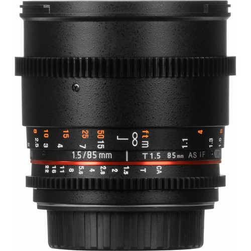 Lente ROKINON 50mm T1.5 AS UMC Cine DS para Canon EF Mount - Loja