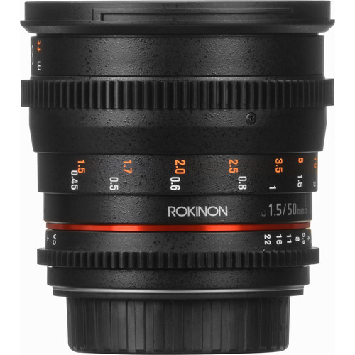 Lente ROKINON 50mm T1.5 AS UMC Cine DS para Canon EF Mount - Loja