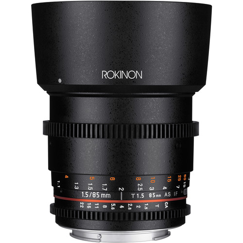 Lente ROKINON 85mm T1.5 Cine DS para Canon EF Mount - Loja dos
