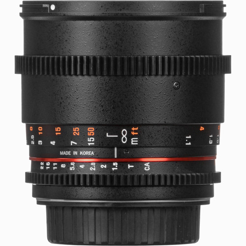 【infame】Rokinon 85mm T1.5 Sony Eマウント用 Lente ROKINON 85mm T1.5 Cine DS para Canon EF Mount - Loja dos