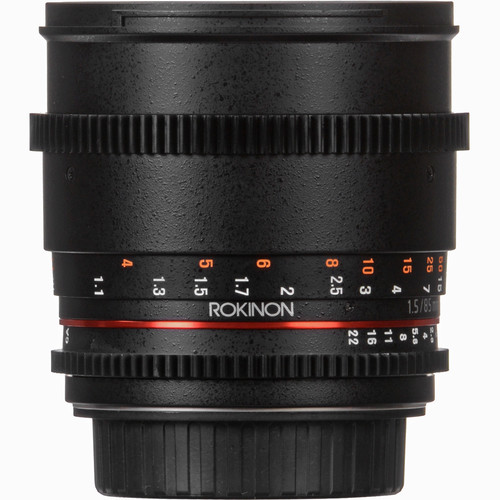 Lente ROKINON 85mm T1.5 Cine DS para Canon EF Mount - Loja dos