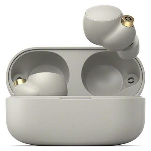 Fone de ouvido Sony WF-1000XM4 com cancelameto de ruído (Silver