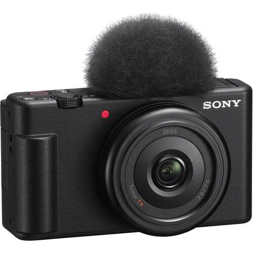 Câmera Sony ZV-1F Vlogging (Black) - Loja dos Marios