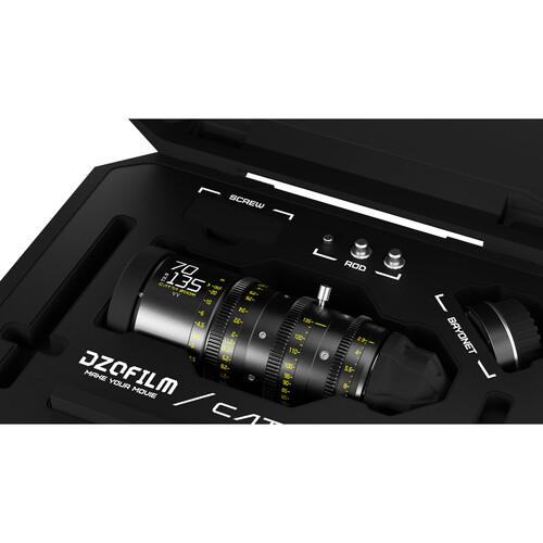Lente DZOFilm Catta Ace 70-135mm T2.9 Cine Zoom Lens (PL/EF, Black