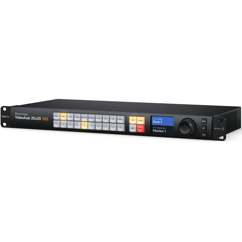 定価20万↑ FairlightEVO Blackmagic Design 宅録 Blackmagic Design Videohub 20x20 12G Zero-Latency Video Router