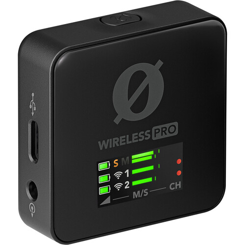 Microfone de lapela sem fio RODE Wireless PRO (com gravador para 2
