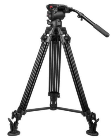 Tripé Profissional para Foto e Vídeo NT-670 (suporta 20kg) (1,70m