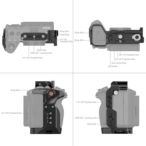 SmallRig 4183 Camera Cage for Sony FX30 and FX3 - Loja dos Marios