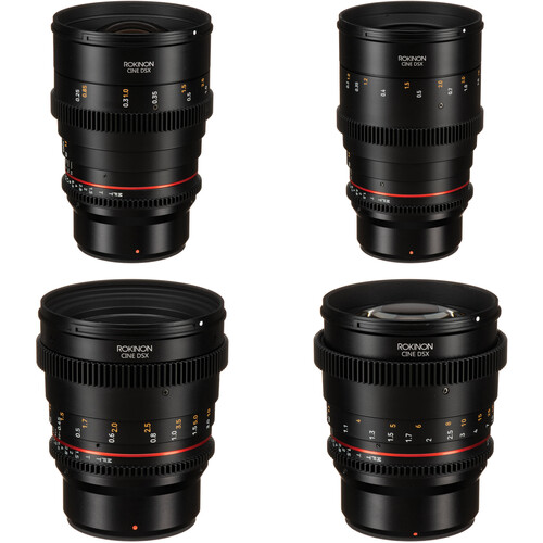 Cinema Lenses Rokinon Cine Ds Lens Kit Rokinon 85mm Full Frame