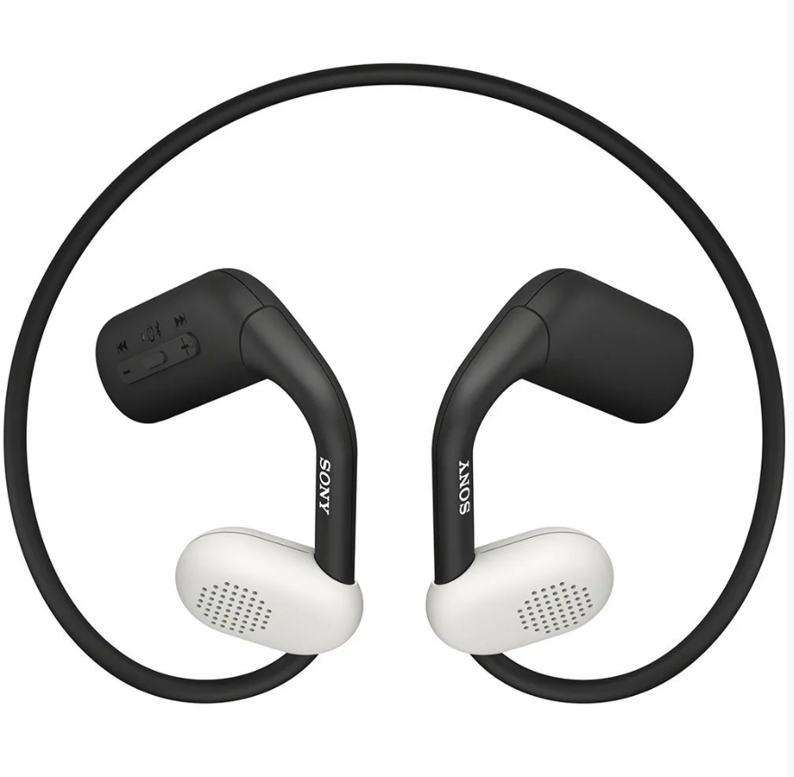 Fone De Ouvido Sony Float Run WI-OE610/BQ Bluetooth - Preto/Branco