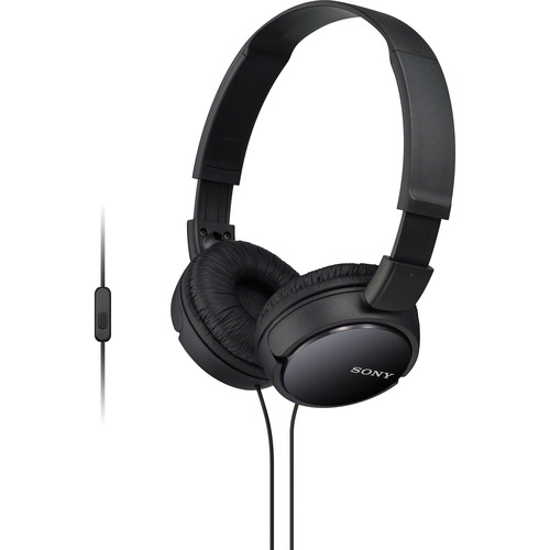 Fone de ouvido Sony MDR-ZX110AP On-Ear com Fio e com Microfone