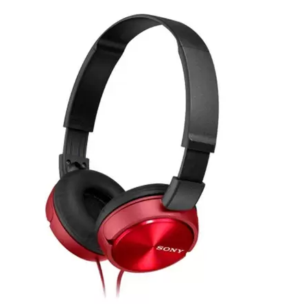 Fone de ouvido Sony MDR-ZX310AP On-Ear com Fio e cm Microfone (Red