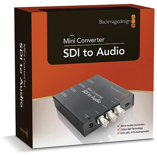 Blackmagic Design SDI to Audio Mini Converter - Loja dos Marios Blackmagic Design SDI to Audio Mini Converter - Loja dos Marios