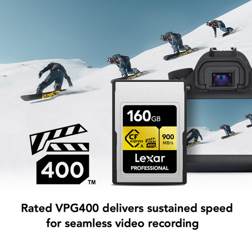 Lexar Cartão de memória profissional CFexpress tipo A Silver