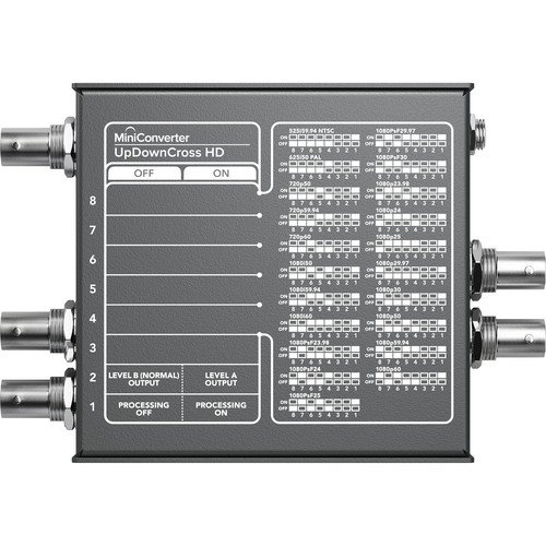 その他 Blackmagic Mini Converter UpDownCross HD Mini Converters – Especificações | Blackmagic Design