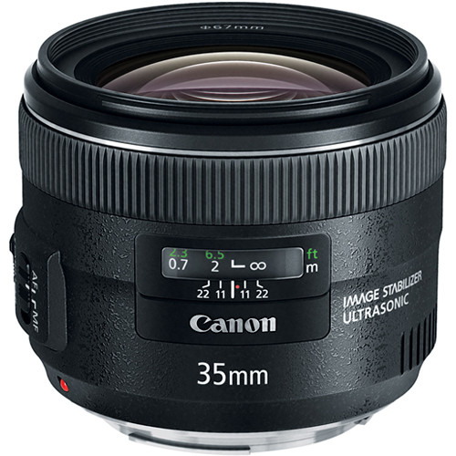【美品】Canon EF 35mm f/2 IS USM Lente CANON EF 35mm f/2 IS USM - Loja dos Marios
