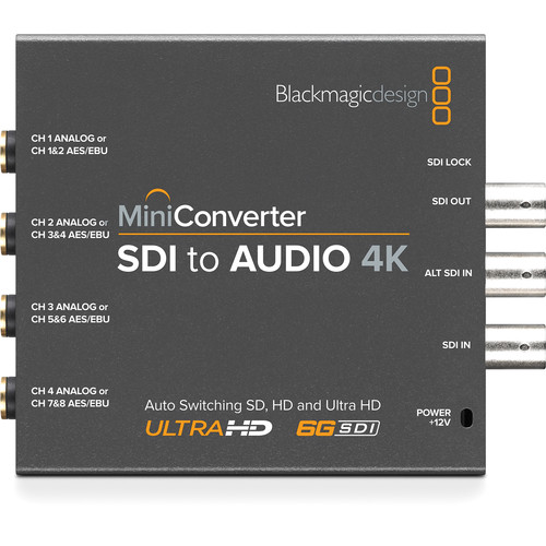 Blackmagic Design Audio to SDI Mini Converter 4K - Loja dos Marios