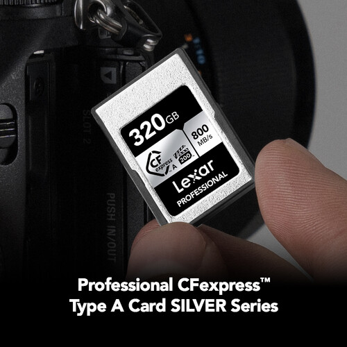 Lexar 320GB CFexpress Type A メモリーカード Cartão de Memória SD LEXAR 320GB CFexpress Type A (800 MB/s