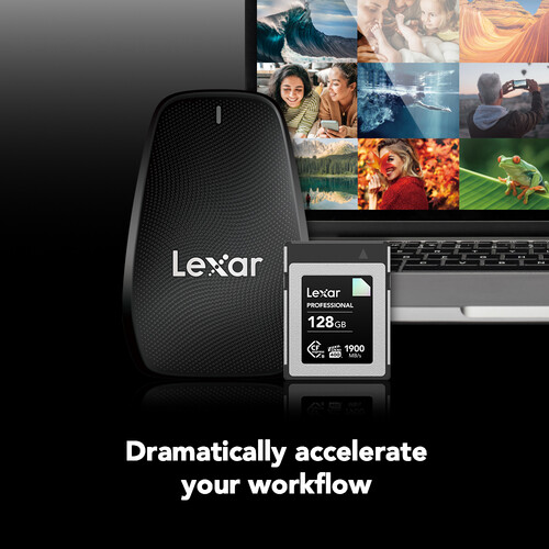 Cartão de Memória CFexpress Lexar Profissional DIAMOND 128GB Type