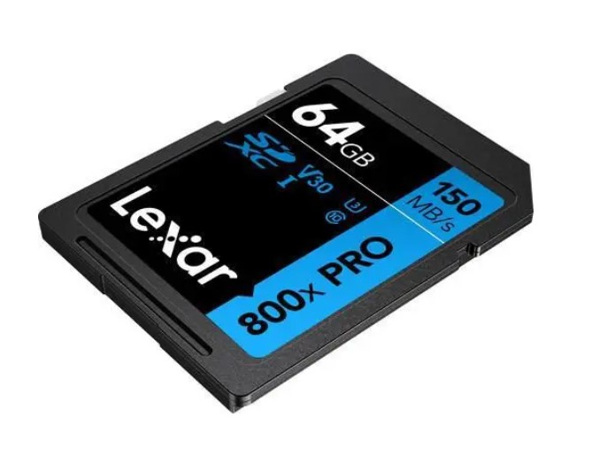 Cartão de Memória SD LEXAR 800x PRO 64 GB V30 UHS-I (150MB/s