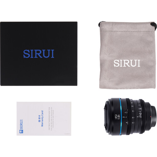 Lente SIRUI Night Walker 24mm T1.2 S35 Cine para Sony E (Black