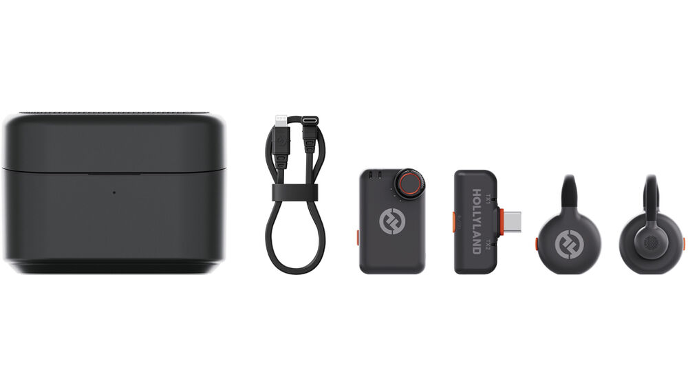 Microfone de lapela sem fio HOLLYLAND LARK M2S Combo (para Câmera