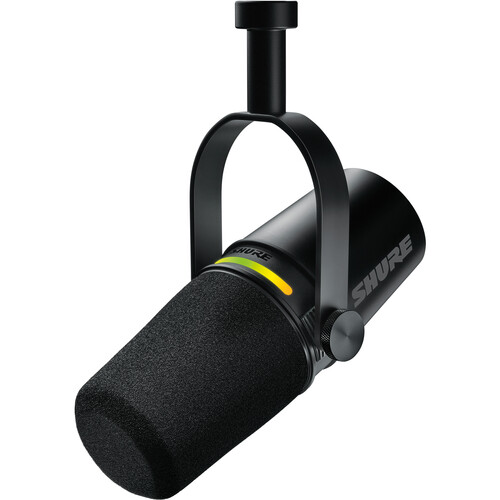 【箱ありほぼ未使用】SHURE MV7+ ホワイト USB/XLRマイク SHURE（シュア） SHURE MV7+-W-J ポッドキャストマイクロホン(ホワイト