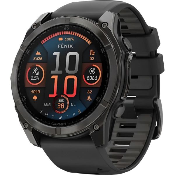 Smartwatch Garmin Fenix 8 Sapphire 51mm (Carbon Gray/Black) - Loja