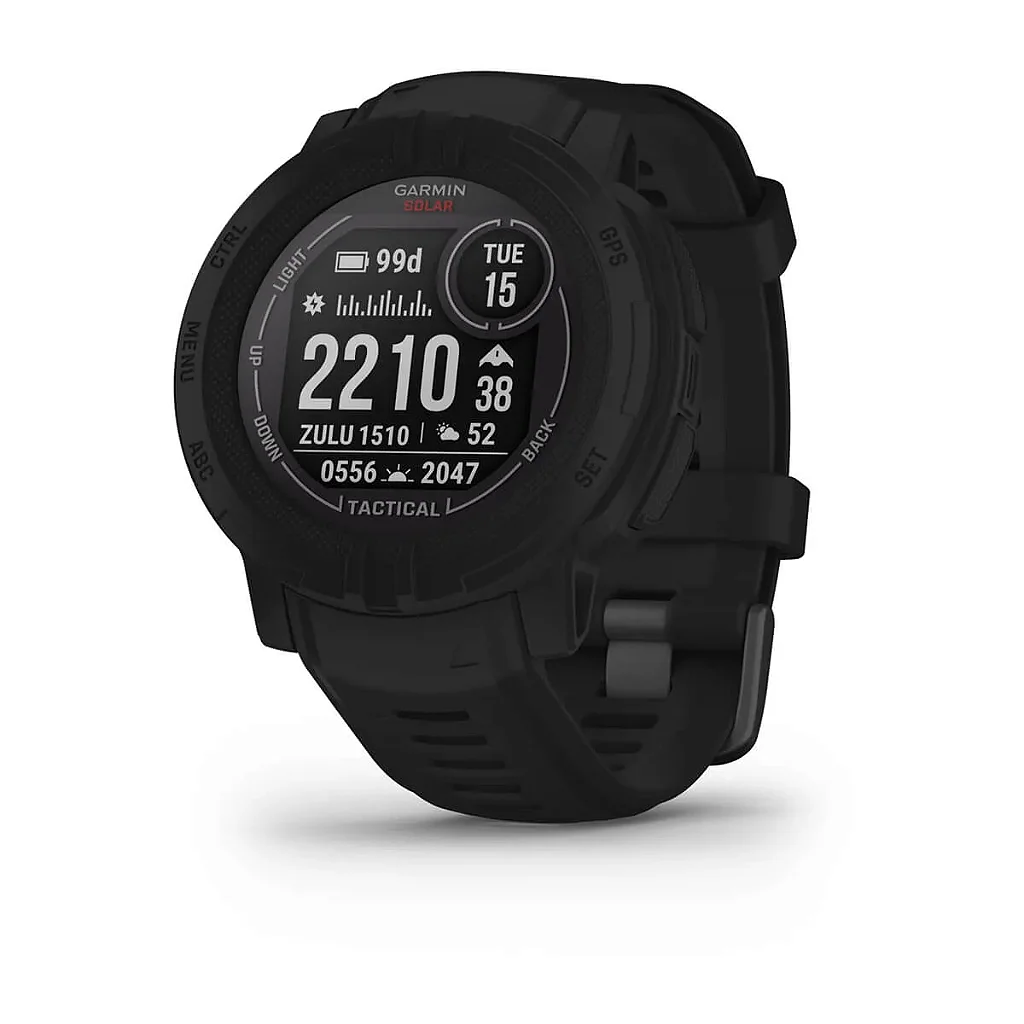 時計 Garmin Instinct 2 Dual Power tactical Smartwatch Garmin Instinct 2 Solar Tactical Edition (Black