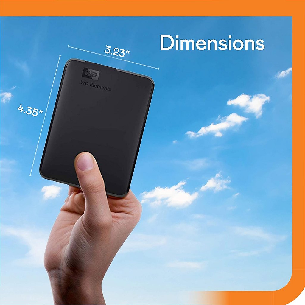 HD Externo WD Elements 5TB - Loja dos Marios - Equipamentos de