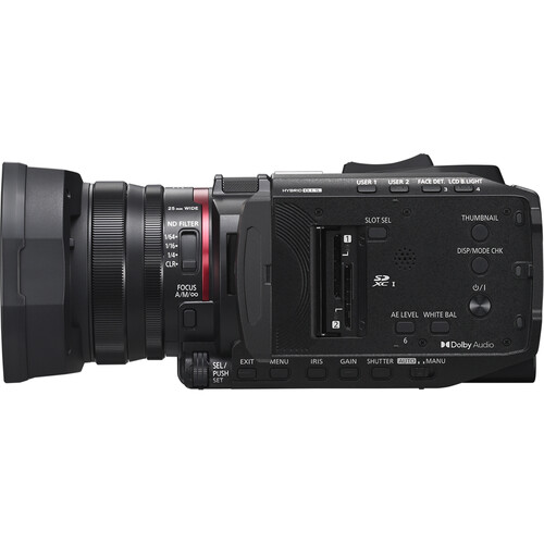 Filmadora Panasonic HC-X1200 UHD 4K HDMI com zoom de 24x - Loja