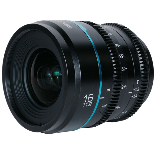 Lente SIRUI Night Walker 16mm T1.2 S35 Cine para Sony E (Black