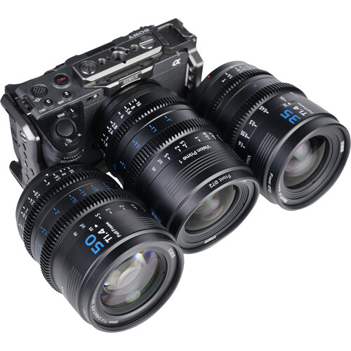 Kit de 3 Lentes SIRUI VP-1 Vision Prime T1.4 Cine 24,35 e 50mm